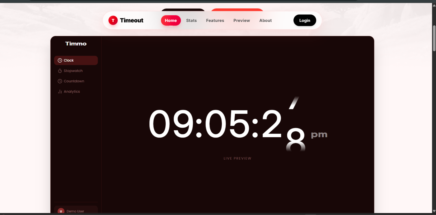 Timeout — Focus & Productivity Workspace